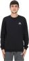 Adidas Zwarte Fleece Sweatshirt met Geribbelde Zoom en Manchetten Zwart Heren - Thumbnail 5