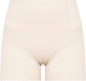 Aeron Ribbed shorts Beige Dames