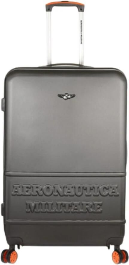 Aeronautica militare Stijlvolle Unisex Reiskoffer Gray Unisex