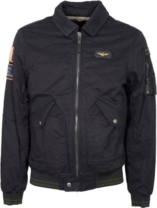 Aeronautica militare Bomberjack Zwart Heren