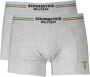 Aeronautica militare Grijze Katoenen Boxershorts Bi-Pack Gray Heren - Thumbnail 1