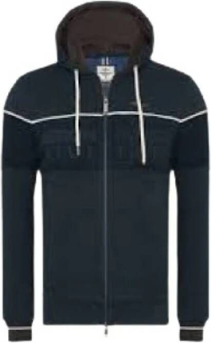 Aeronautica militare Capuchon Blauw Heren
