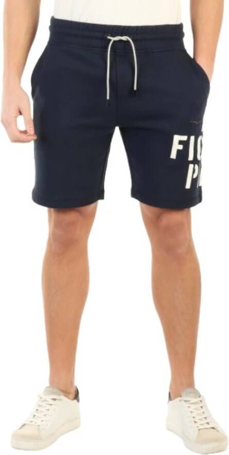 Aeronautica militare Casual Shorts Blauw Heren