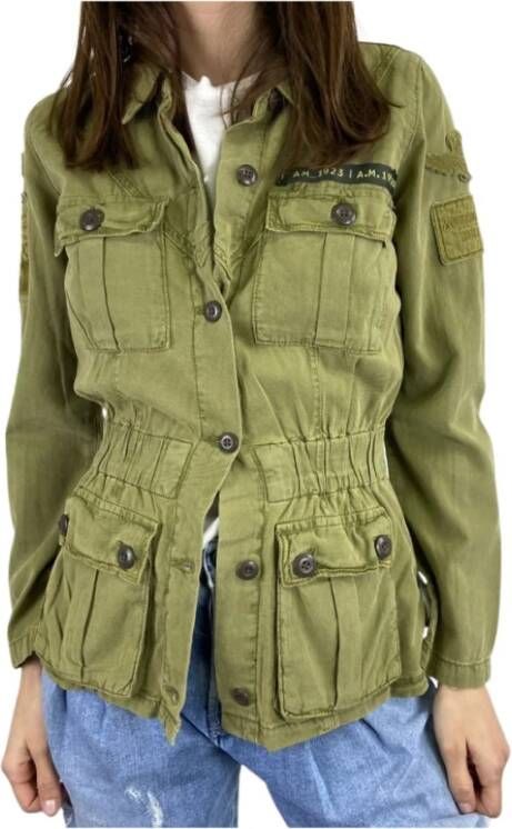 Aeronautica militare Coats Groen Dames