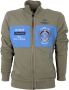 Aeronautica militare Groene militaire vest met bedrukt ontwerp Green Heren - Thumbnail 1
