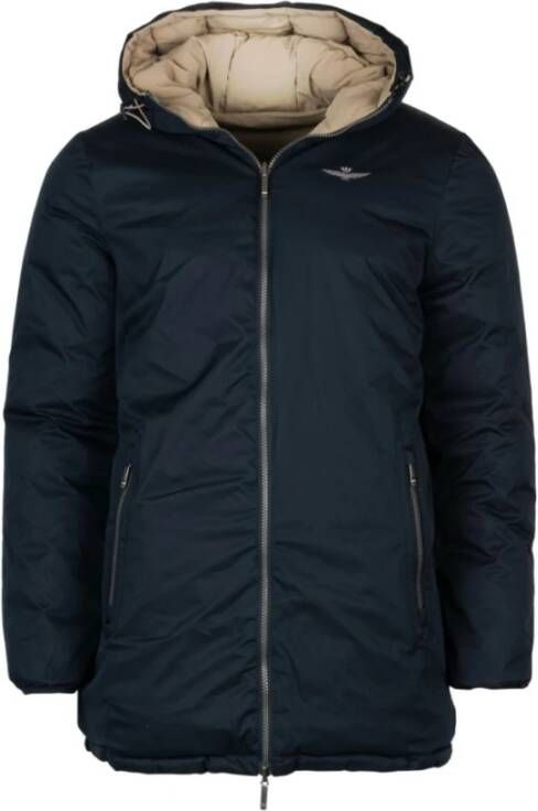 Aeronautica militare Down Jackets Blauw Heren