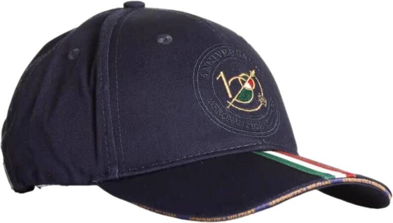 Aeronautica militare Heren Logo Pet Ha1153 Blauw Blue Heren
