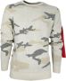 Aeronautica militare Heren Trui met Camouflage Patroon Beige Heren - Thumbnail 1