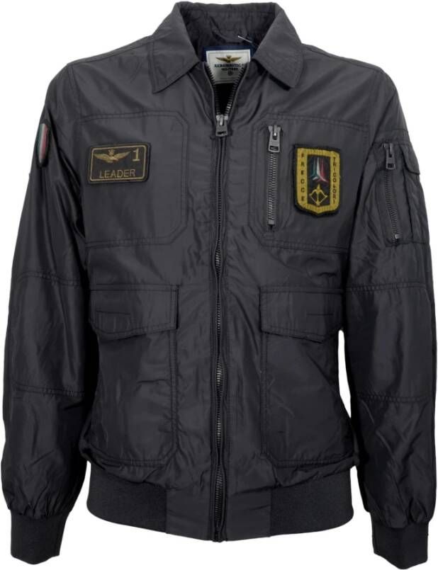 Aeronautica militare Lichte jas Zwart Heren