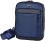 Aeronautica militare Blauwe Schoudertas met Meerdere Compartimenten Blue Heren - Thumbnail 1