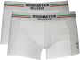 Aeronautica militare Witte Katoenen Boxershorts Bi-Pack Elastisch Logo White Heren - Thumbnail 1
