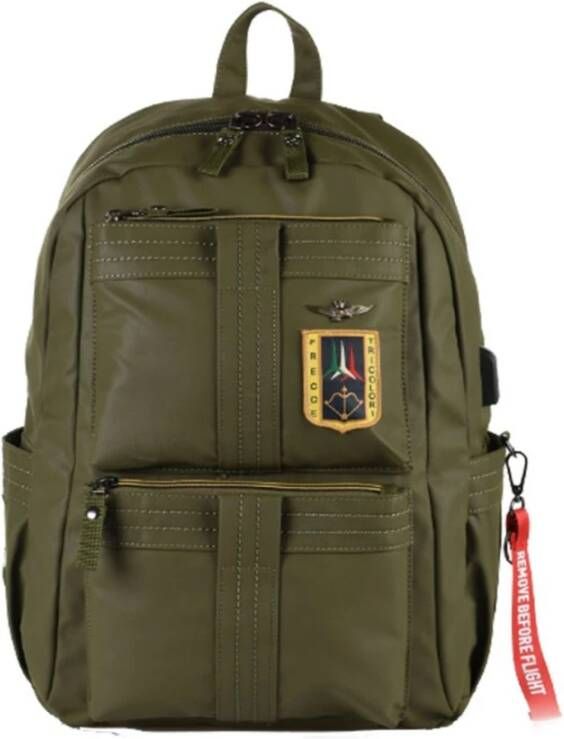 Aeronautica militare PC -rugzak 14.1 pijlen Groen Heren