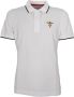 Absolut Cashmere Aeronautica Militare polo wit 231Po1308P82 73062 Wit Heren - Thumbnail 1