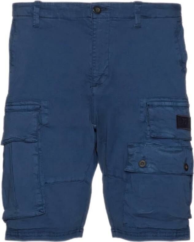 Aeronautica militare Shorts Blauw Heren