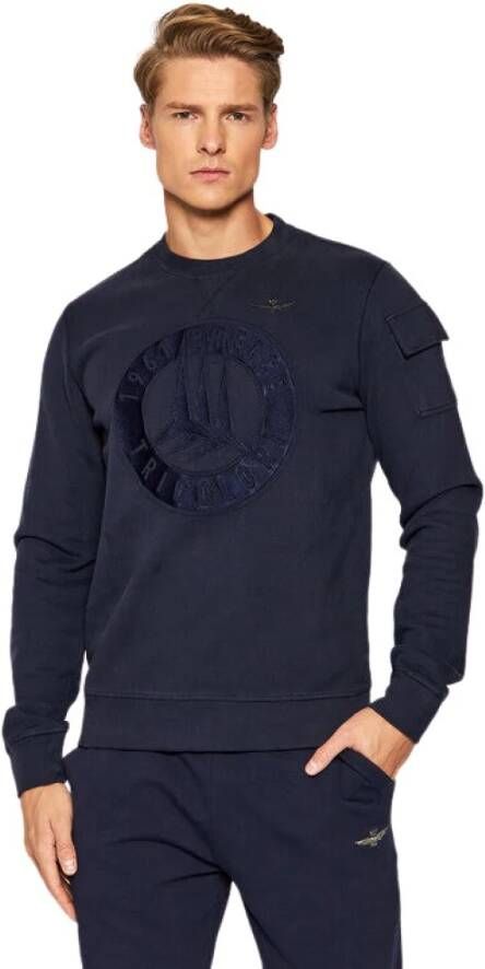 Aeronautica militare Sweatshirt Blauw Heren