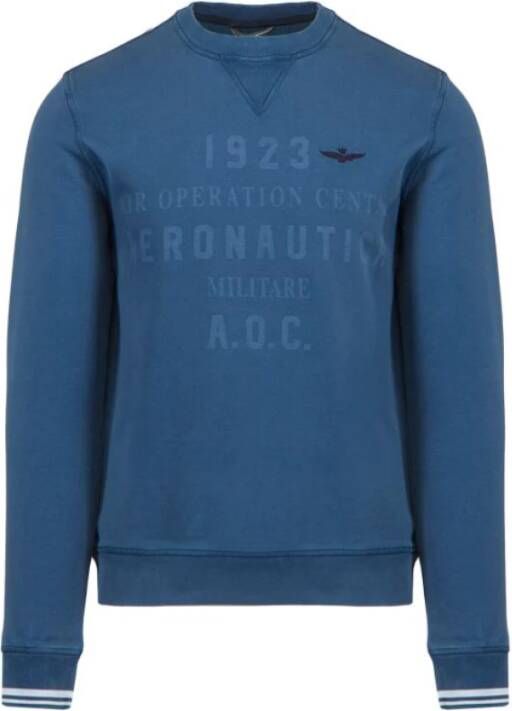 Aeronautica militare Sweatshirt Blauw Heren