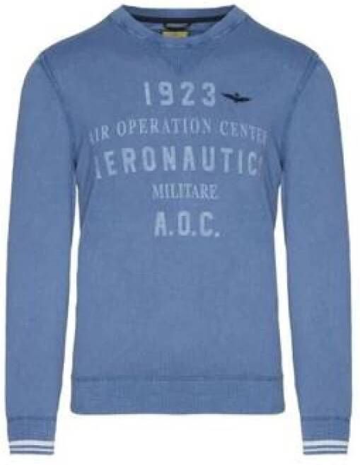 Aeronautica militare Sweatshirt Blauw Heren