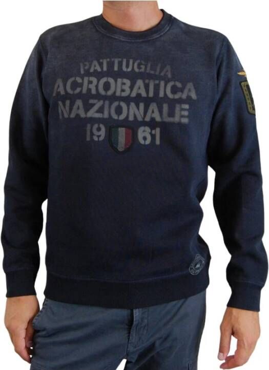 Aeronautica militare Sweatshirt Zwart Heren