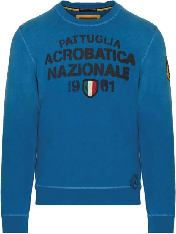 Aeronautica militare Sweatshirts hoodies Blauw Heren