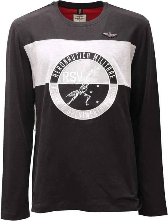 Aeronautica militare Sweatshirts Zwart Heren