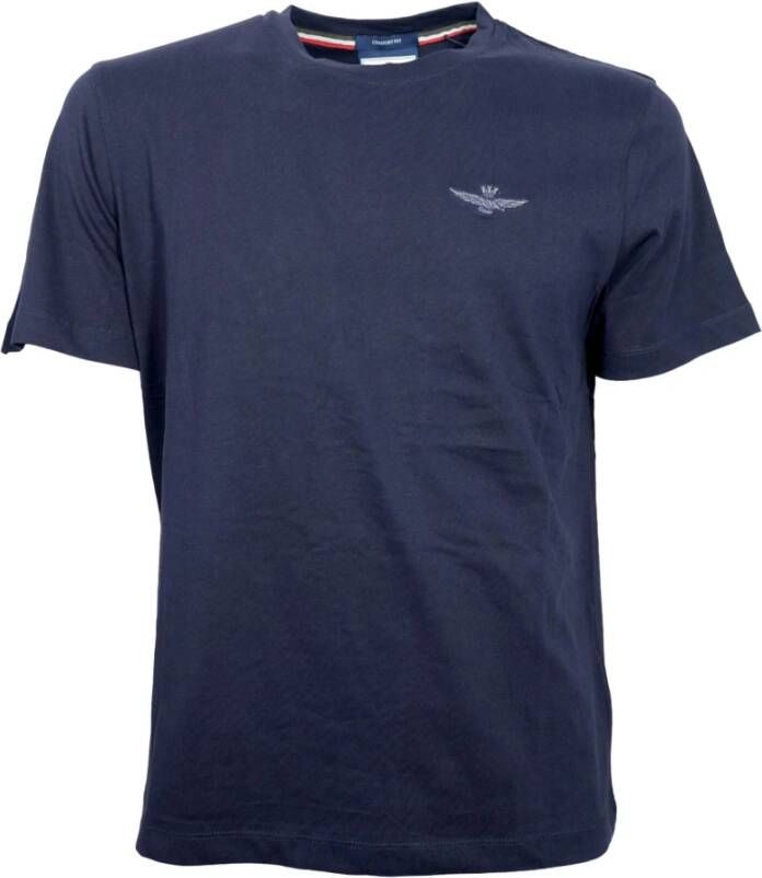 Aeronautica militare T-Shirt Blauw Heren