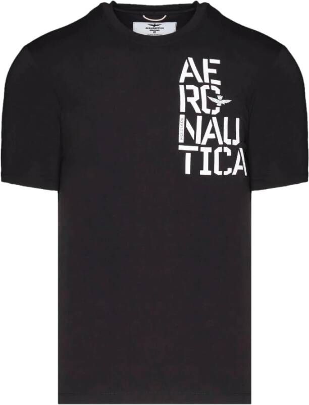 Aeronautica militare T-shirt Zwart Heren