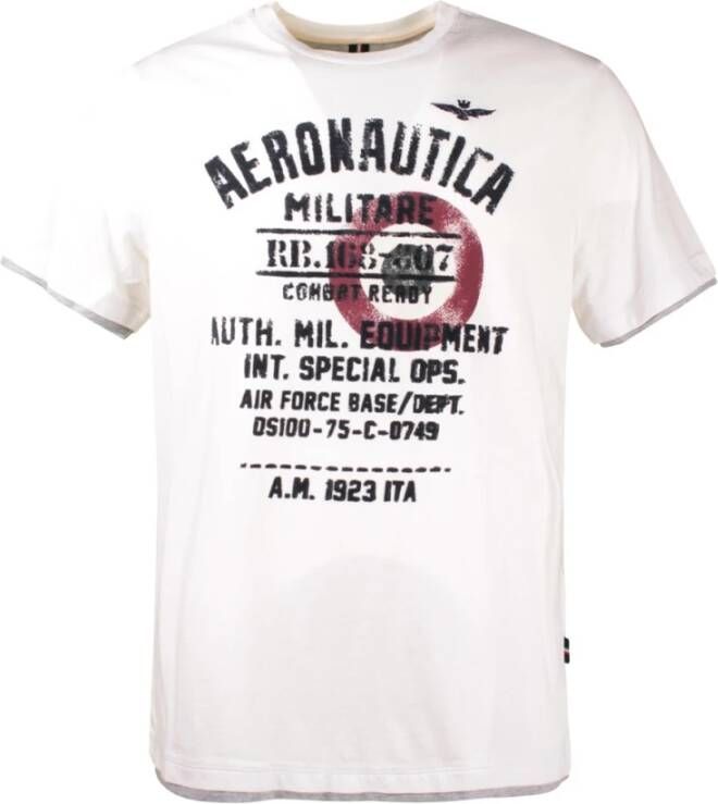 Aeronautica militare T-shirts Wit Heren