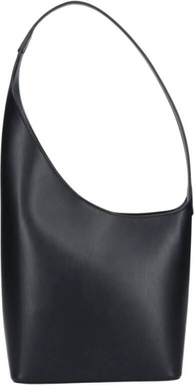 Aesther Ekme Demi Lune Schoudertas Black Dames