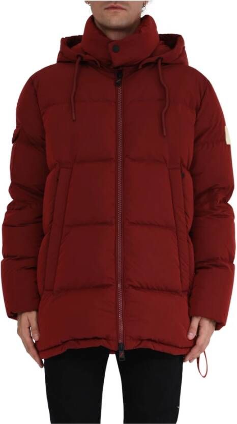 Afterlabel Down Jackets Rood Heren