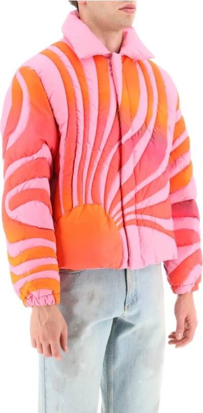 Afterlabel Down Jackets Roze Heren