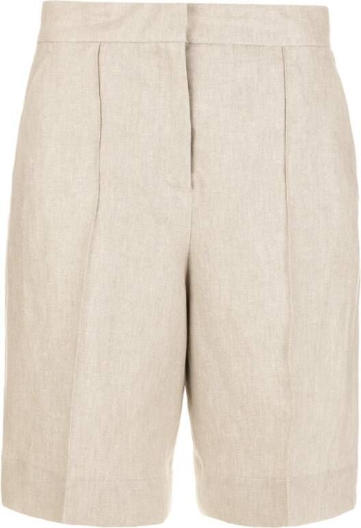 Agnona Shorts Beige Dames