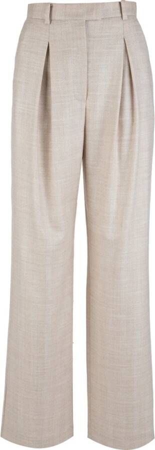 Agnona Trousers Beige Dames