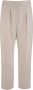 Agnona Stijlvolle Straight Broek voor Vrouwen Beige Dames - Thumbnail 1