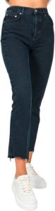 Agolde A105G-813 Remy HI Rise straight Jeans caution Blauw Dames