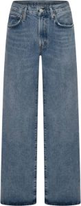 Agolde Baggy Flared Low-Rise Clara Jeans Blauw Dames