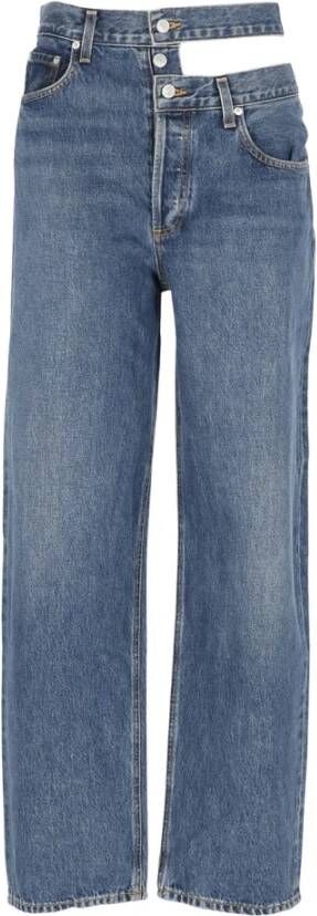 Agolde Brede jeans Blauw Dames