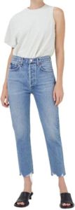 Agolde Cropped Jeans Blauw Dames