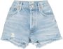 Agolde Distressed denim shorts met rafelige zoom Blue Dames - Thumbnail 3