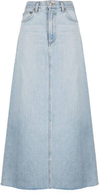 Agolde Denim Skirts Blauw Dames