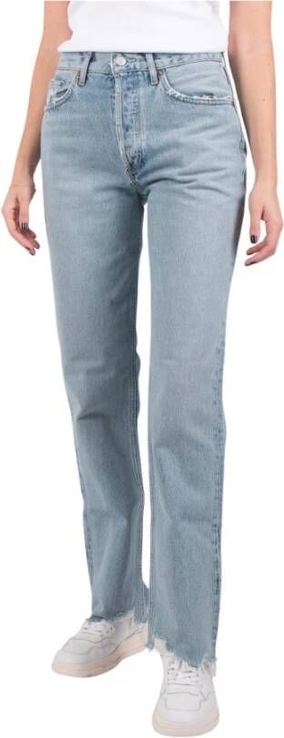 Agolde Rechte jeans Blauw Dames