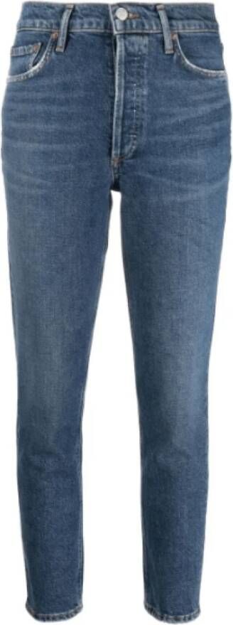 Agolde Skinny Jeans Blauw Dames