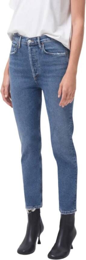 Agolde Skinny jeans Blauw Dames
