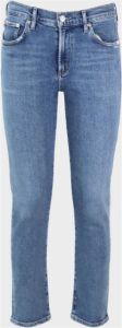 Agolde A133B-1256 Toni Mid Rise Rechte jeans Blauw Dames