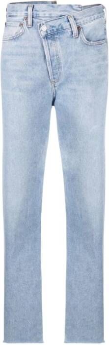 Agolde Slim-fit jeans Blauw Dames