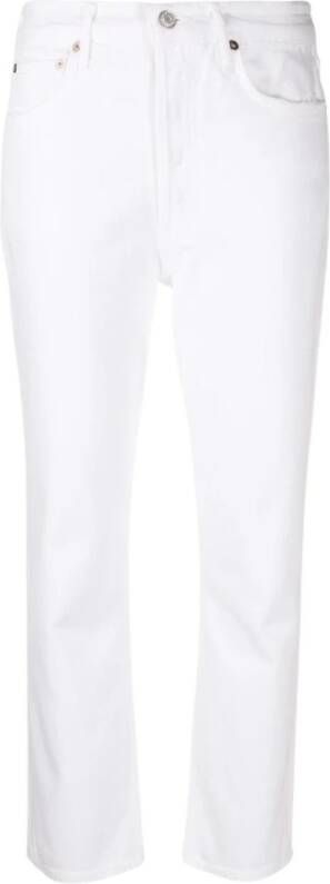 Agolde Slim-fit jeans White Dames