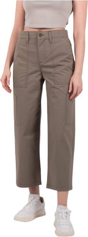 Agolde Slim-fit Trousers Groen Dames