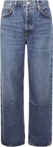 Agolde Straight Jeans Blauw Dames