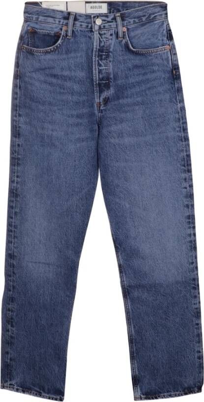Agolde Straight Jeans Blauw
