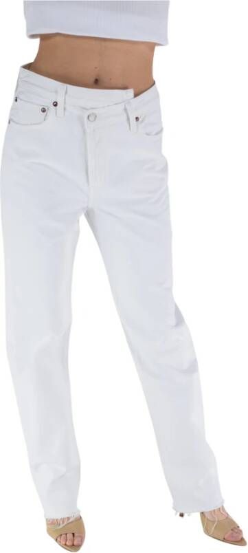 Agolde Straight Jeans White Dames