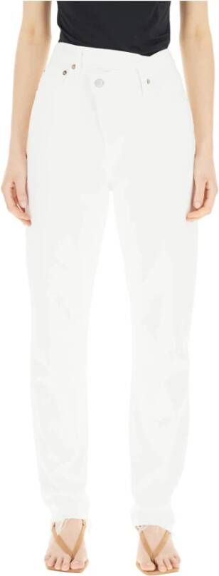 Agolde Straight Jeans White Dames